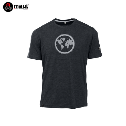 【 MAUL】Earth fresh 男抗臭透氣快乾印花短T恤 - JJSJ結交世界
