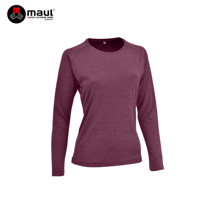 【 MAUL 】Mosel fresh 女款素色長袖抗臭運動T恤 MAUL