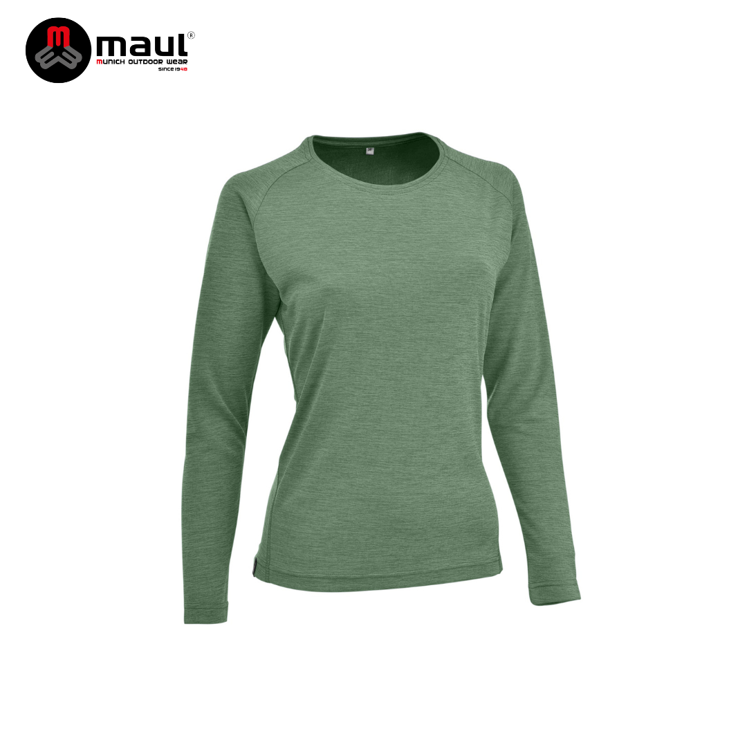 【 MAUL 】Mosel fresh 女款素色長袖抗臭運動T恤 MAUL