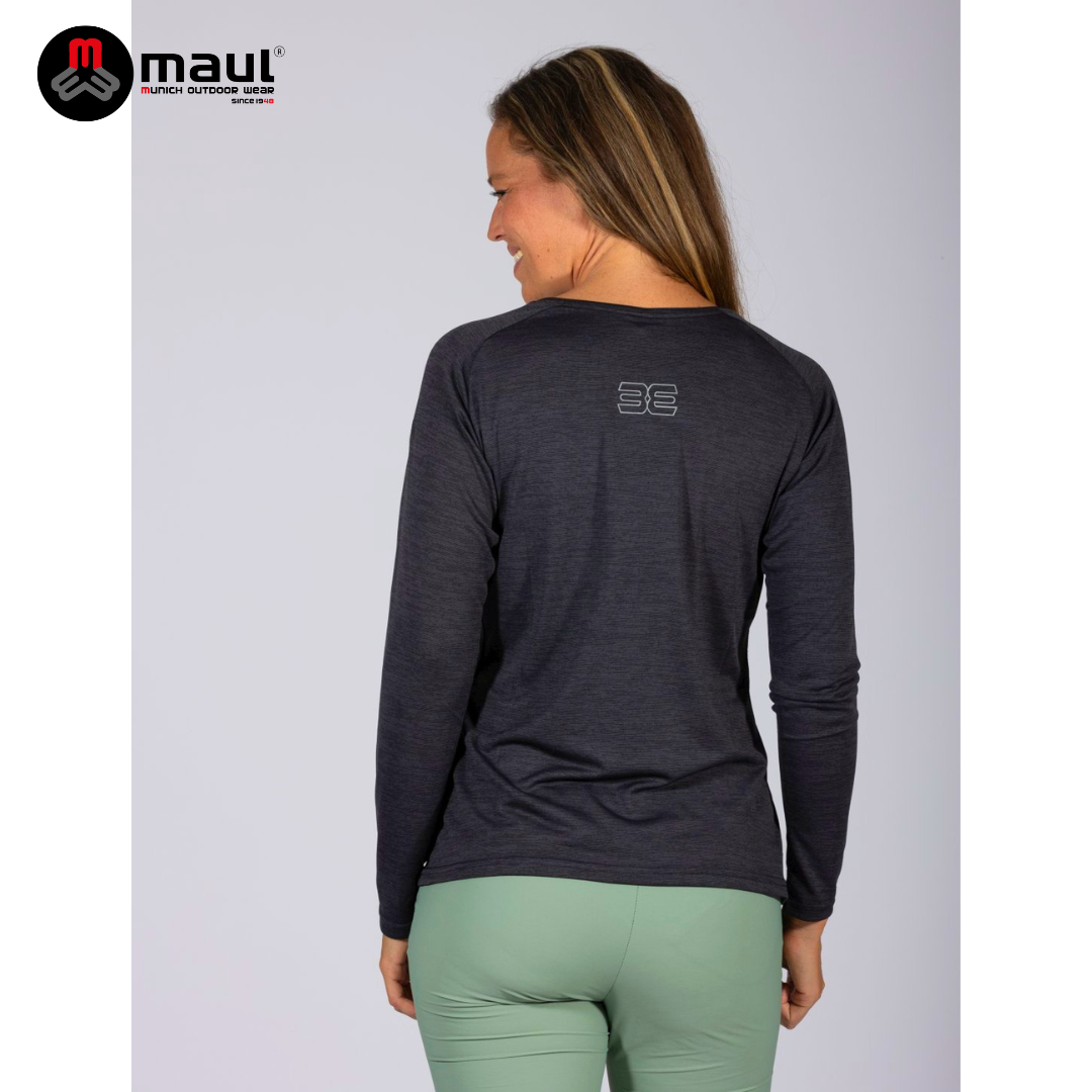 【 MAUL 】Mosel fresh 女款素色長袖抗臭運動T恤 MAUL