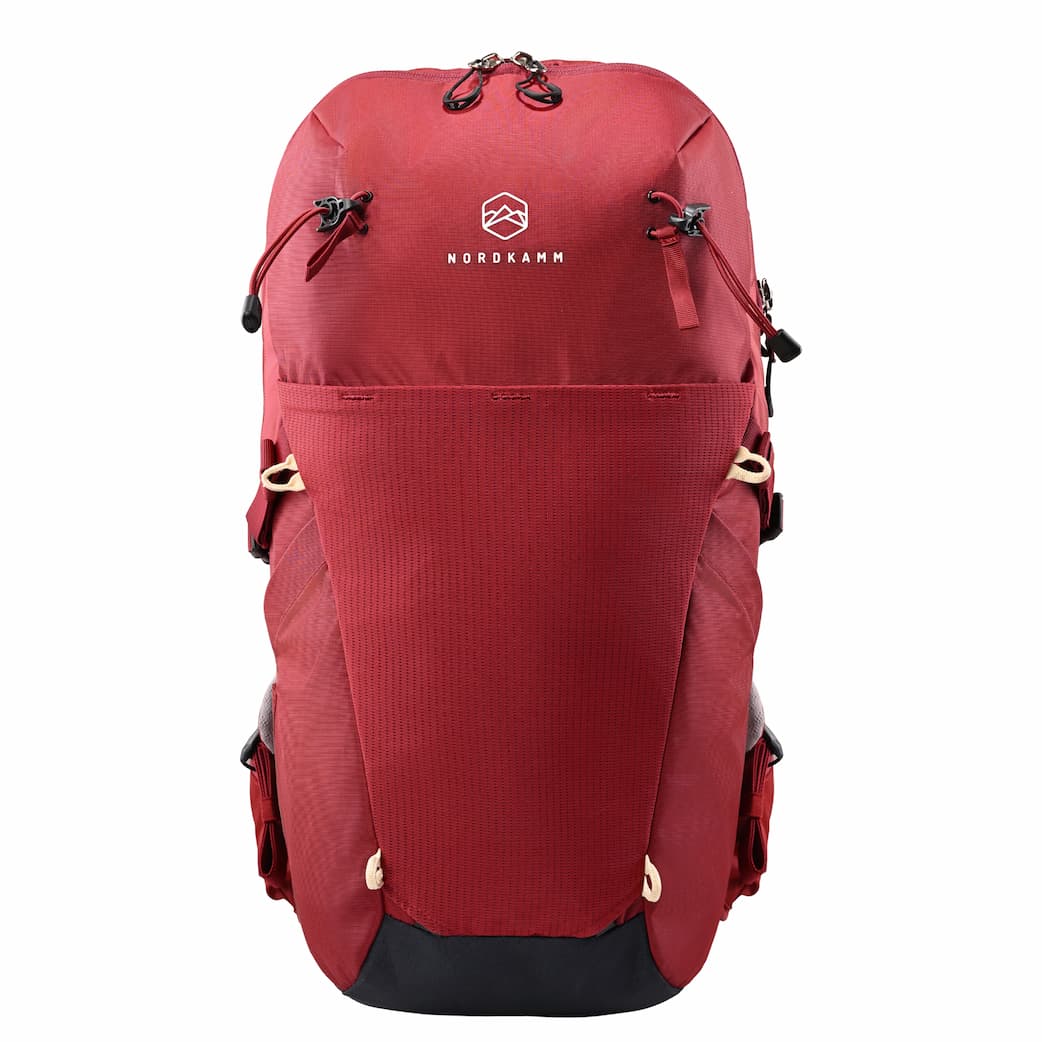 【NORDKAMM】ANTARES Hike 25L 輕量登山健行背包｜暗紅 NORDKAMM
