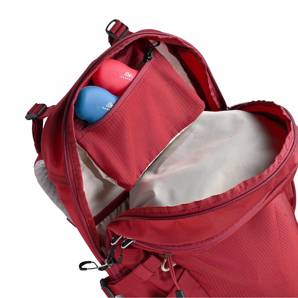 【NORDKAMM】ANTARES Hike 25L 輕量登山健行背包｜暗紅 NORDKAMM