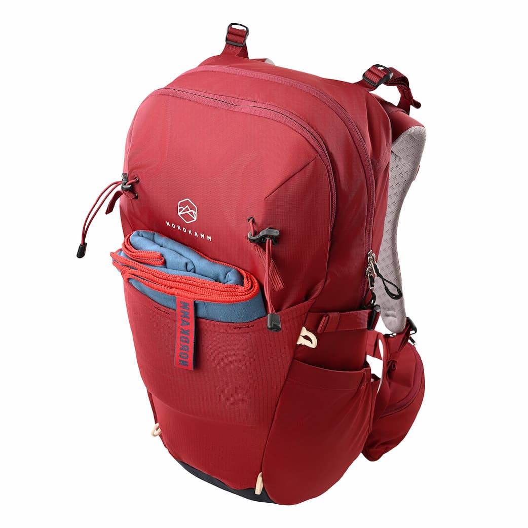 【NORDKAMM】ANTARES Hike 25L 輕量登山健行背包｜暗紅 NORDKAMM